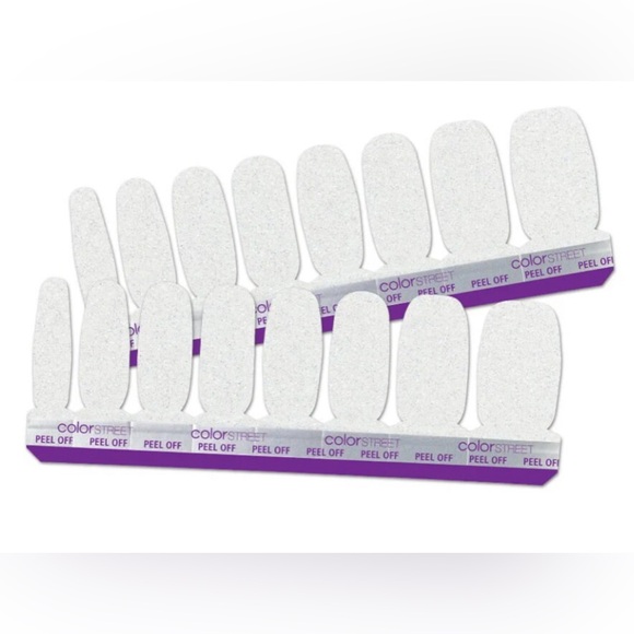 *Retired* Color Street: Couldn’t Carat Less | White Glitter Party Winter Sparkle - Picture 16 of 16